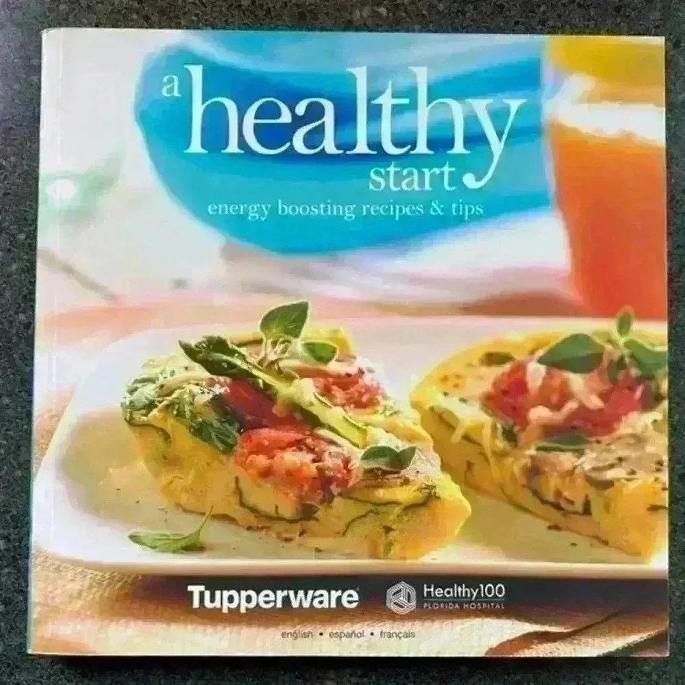 ❤️ 3/$15 Tupperware A Healthy Start recipes/tips English/Spanish/French